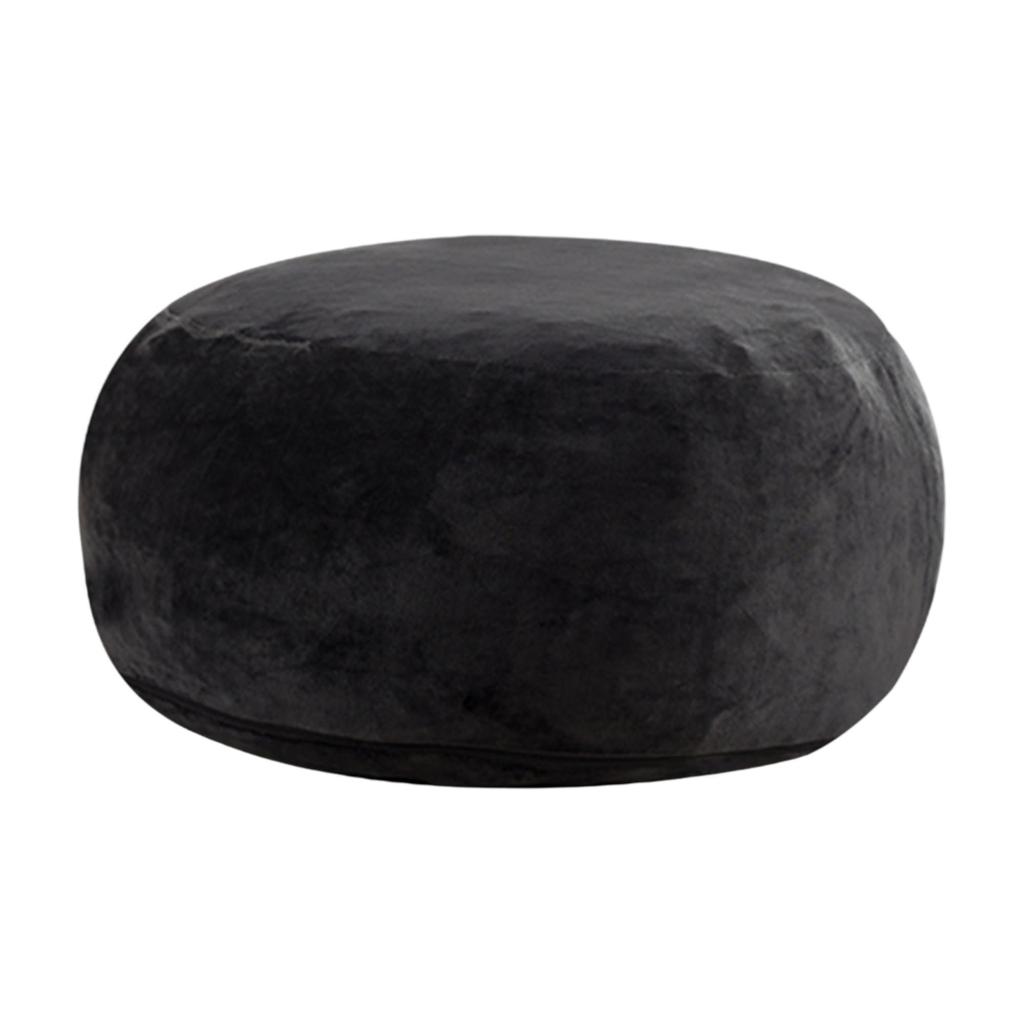 SITZSACKSOFA klappbar ca. 122 cm Schwarz - Schwarz, Kunststoff (90/50/90cm) - Beauniv