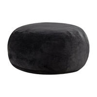SITZSACKSOFA klappbar ca. 122 cm Schwarz - Schwarz, Kunststoff (90/50/90cm) - Beauniv