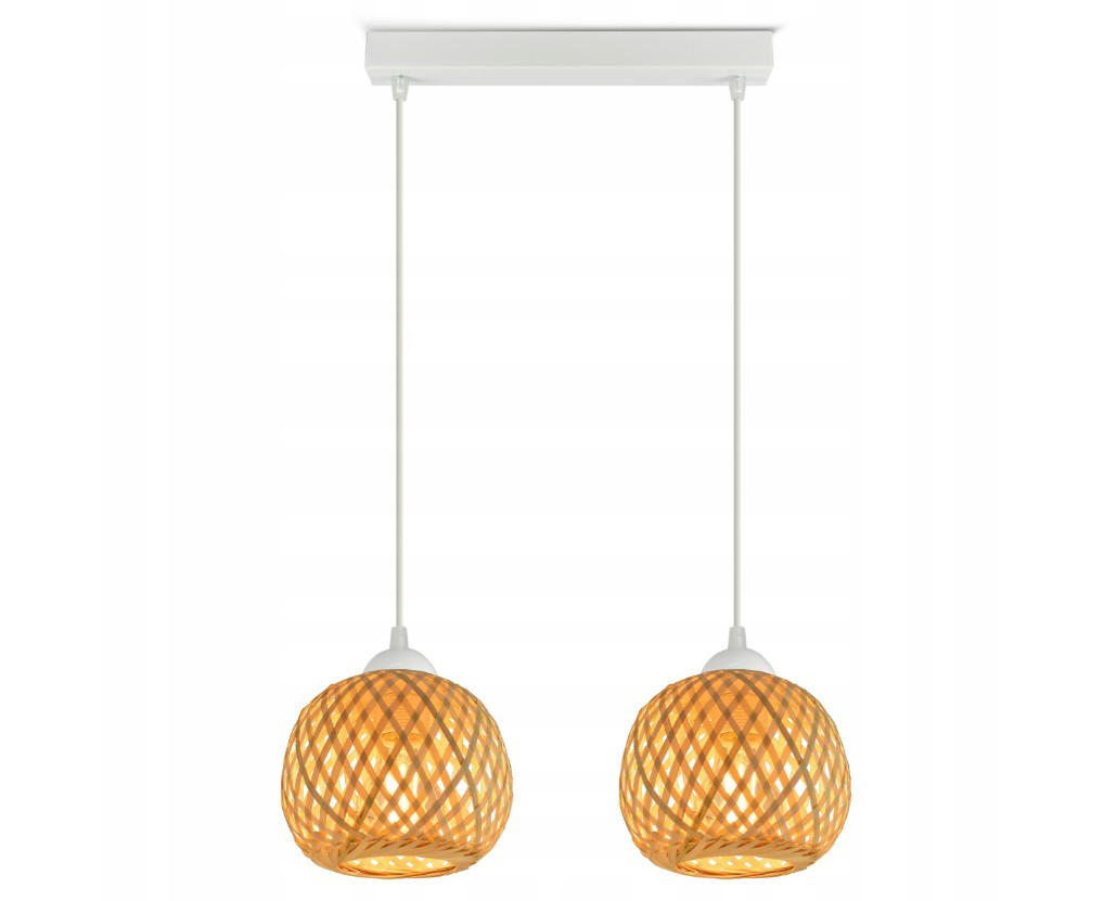 PENDELLEUCHTE BOHO - Beige/Weiß, Glas/Metall (15/42/100cm) - kiki design