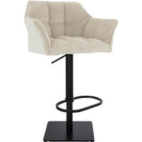 BARHOCKER Damaso 88x64x45 cm creme - Creme, Textil (64/88/45cm) - furnicato