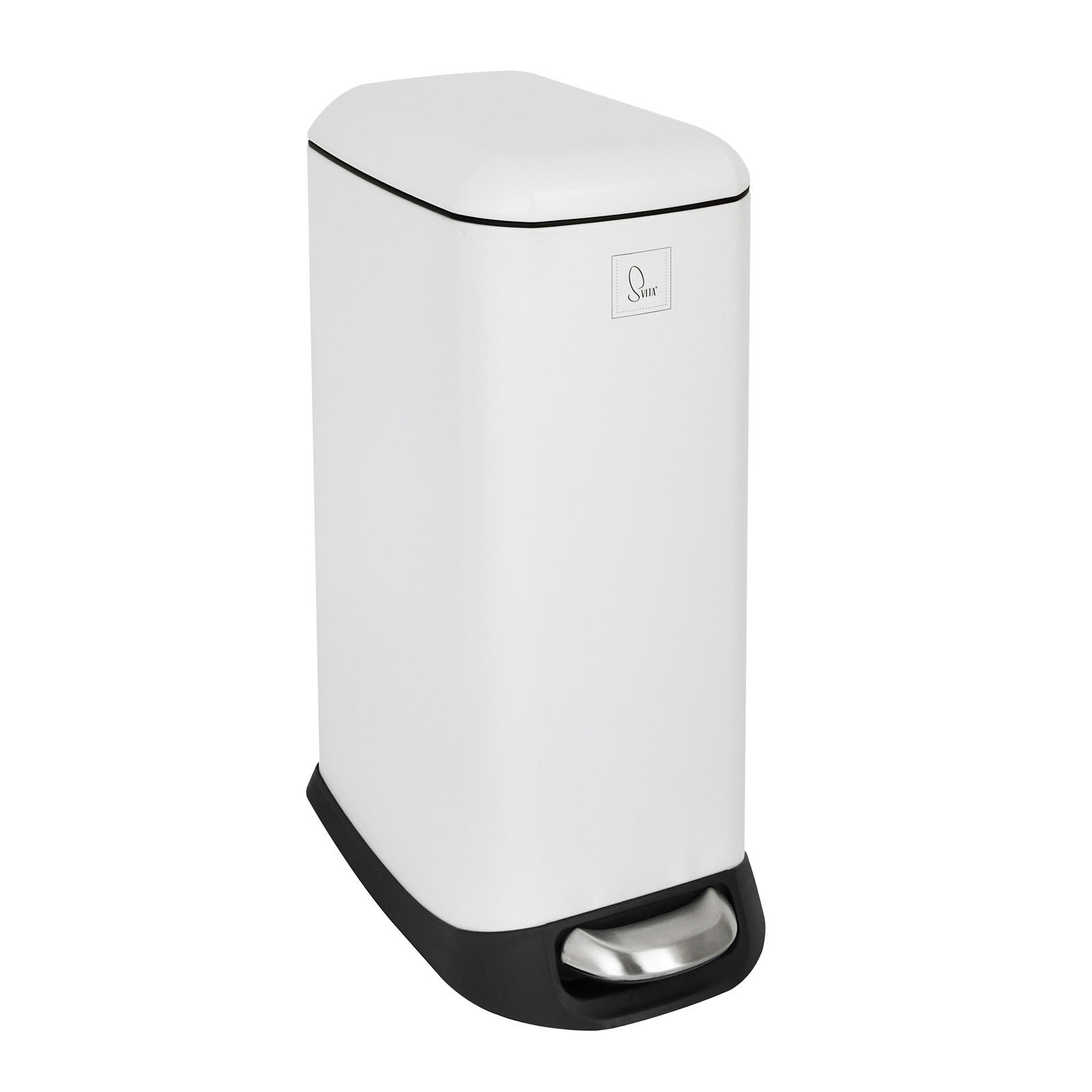 MÜLLEIMER TS20 20l Weiß - Weiß, Metall (23.5/55.5/42cm) - SVITA