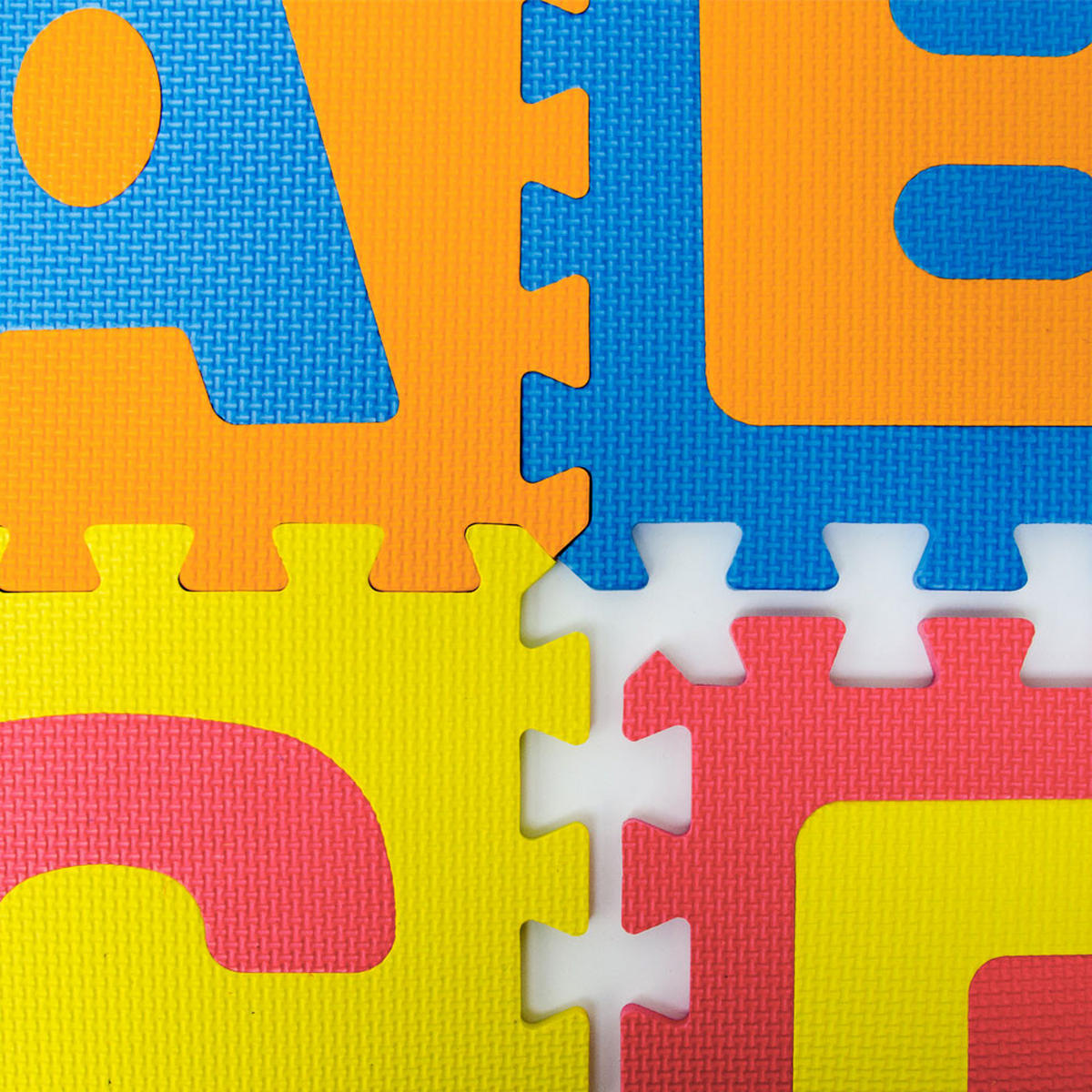 SPIELMATTE ab Null - 150 cm Puzzlematte Alphabet - Multicolor, Kunststoff (30/30cm) - Littletom