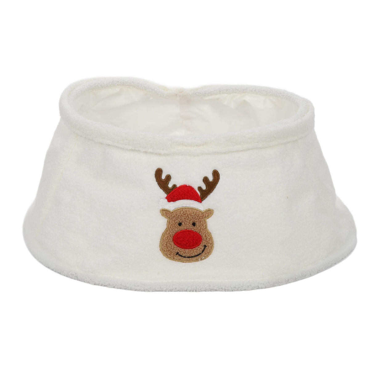 WEIHNACHTSBAUMROCK Ø 60 cm - Rot/Weiß, Textil (60/25cm) - Home Styling Collection