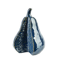 DEKO-FIGUR Saggio Dunkelblau 12/11/17 cm Kermik - Blau, Keramik (11/17/12cm) - Mondex