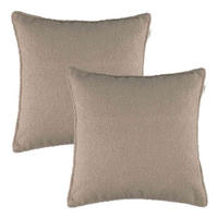 ZIERKISSENHÜLLE DEKOKISSENHÜLLE CUTE 2er Set - Beige, Textil (45/45cm) - Esprit