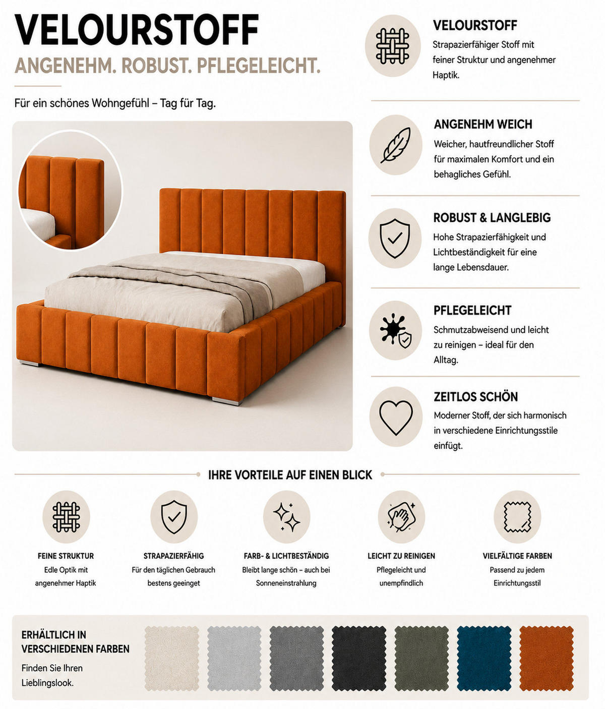 MARPUR Polsterbett MENOS 180x200 cm mit Bettkasten und Lattenrost, Veloursstoff Gelb - Chromfarben/Gelb, Holz/Holzwerkstoff (180/200cm) - Marpur