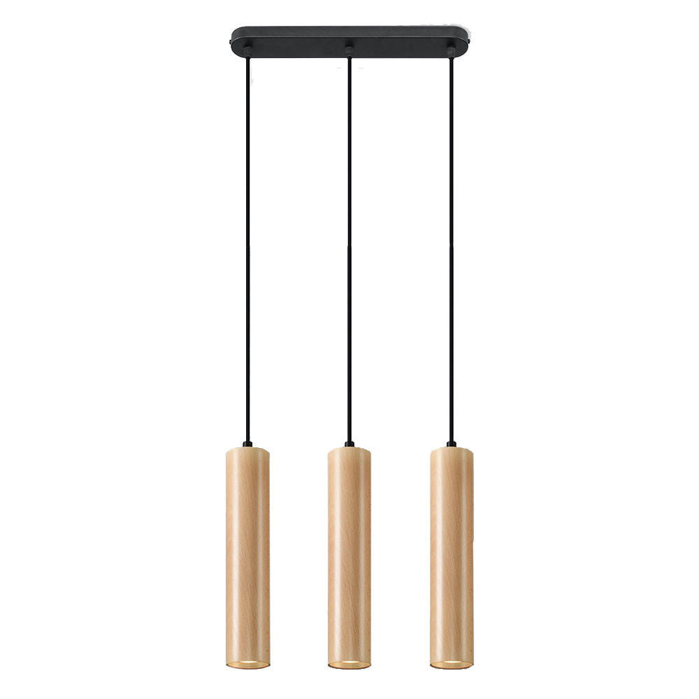Sollux Lighting Pendelleuchte Braun 6x100x40 cm