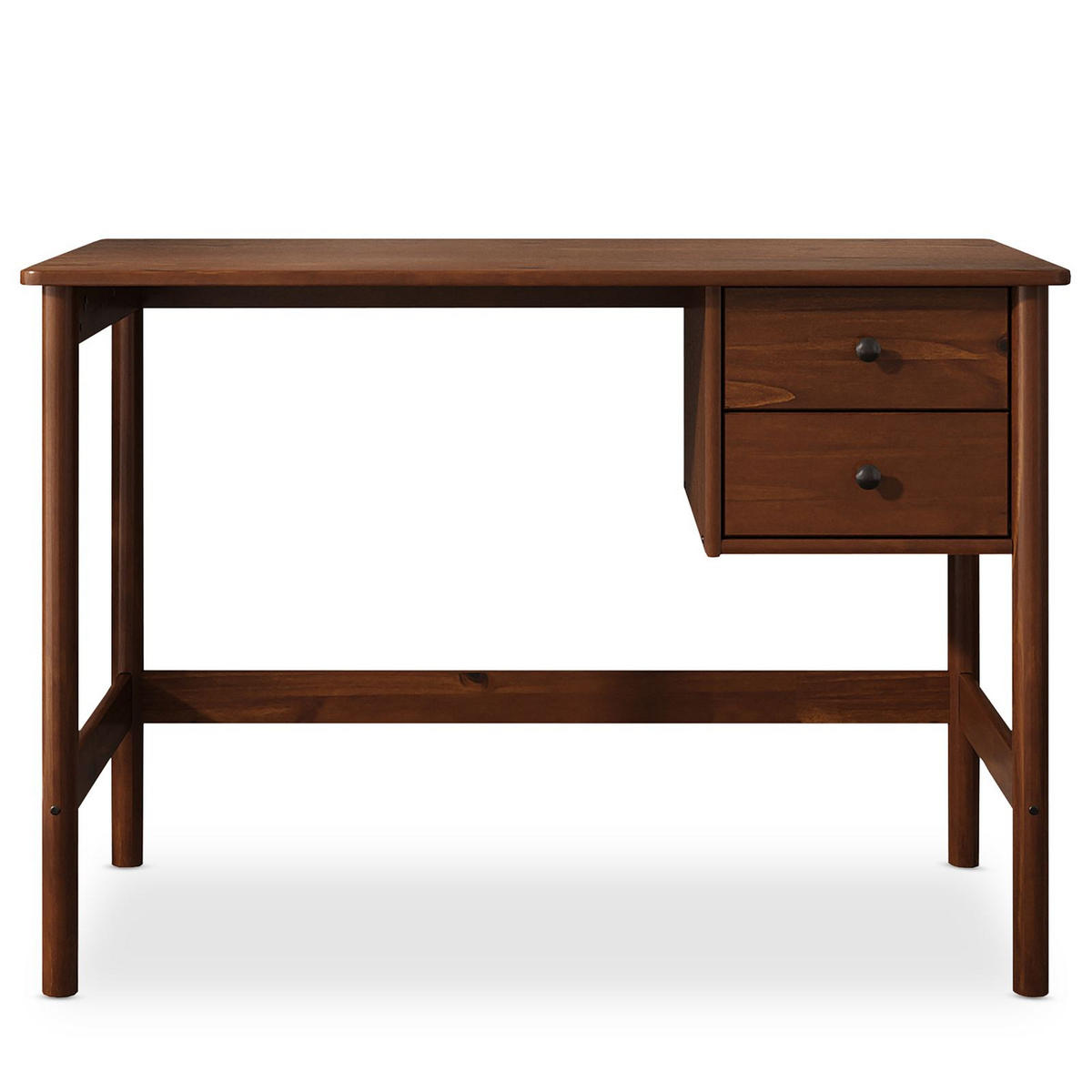 SCHREIBTISCH MARLO - Kastanienfarben, Holz (54/110/76cm) - IDIMEX