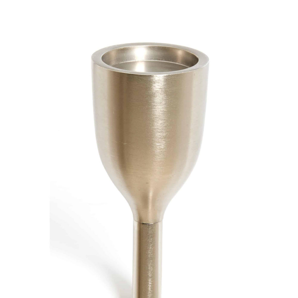 KERZENLEUCHTER Velez Silber 13/13/77 cm - Silberfarben, Metall (13/77/13cm) - Light & Living