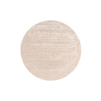 GLANZEFFEKT-TEPPICH Beige  Ø120 cm - Beige, Textil (120/120cm) - Tesso Living