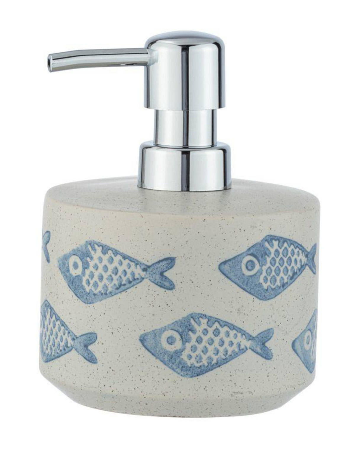 SEIFENSPENDER aus Keramik Aquamarin 10/10/13,2 cm - Blau, Keramik (10/13.2/10cm) - Wenko