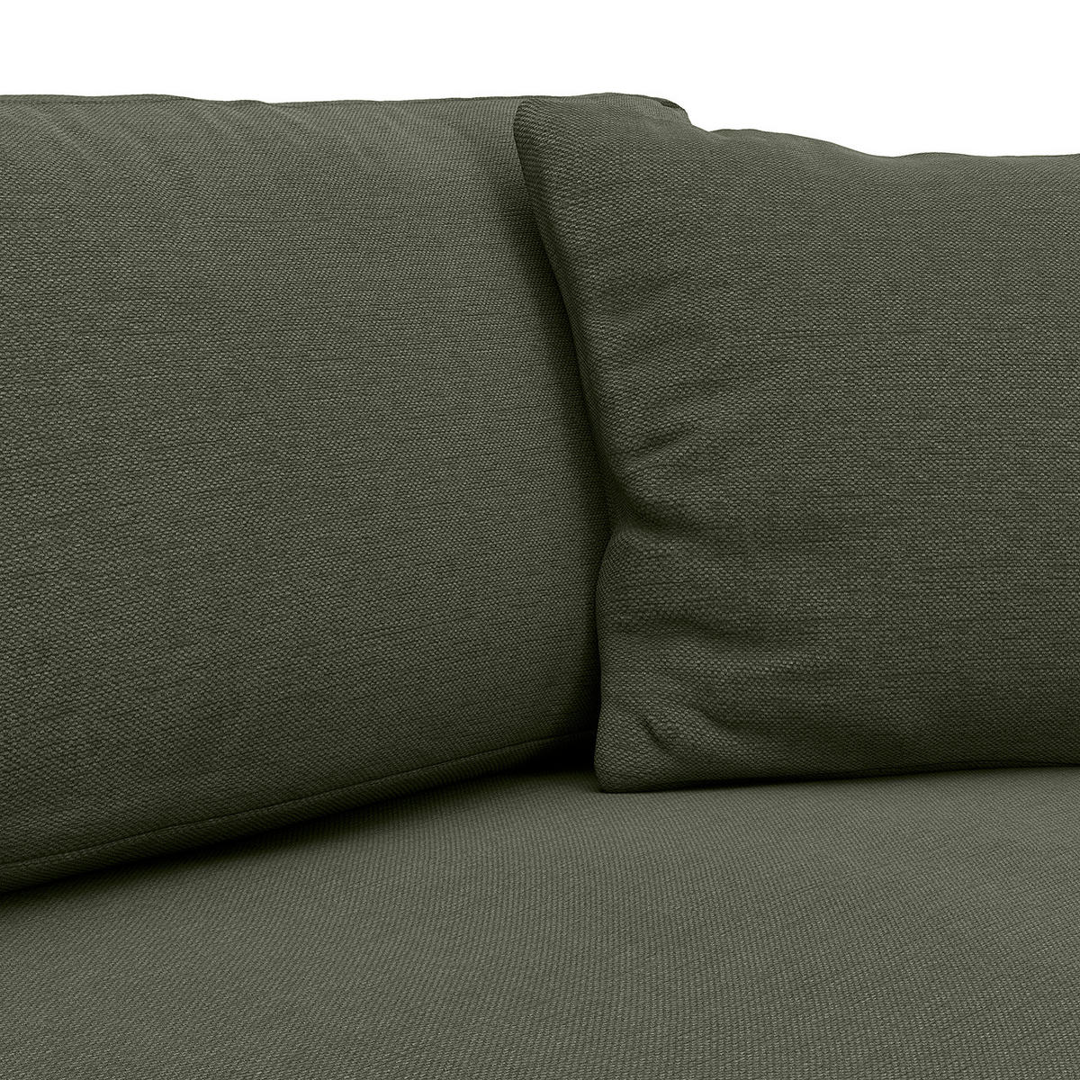 3-SITZER SOFA - Schwarz/Grau, Kunststoff/Textil (238/79/106cm) - home24