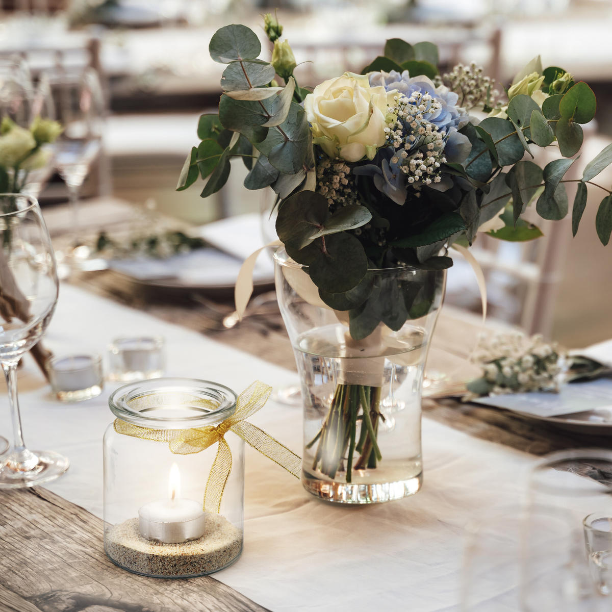 Transparent, Glas/Textil (9.5cm) - Relaxdays