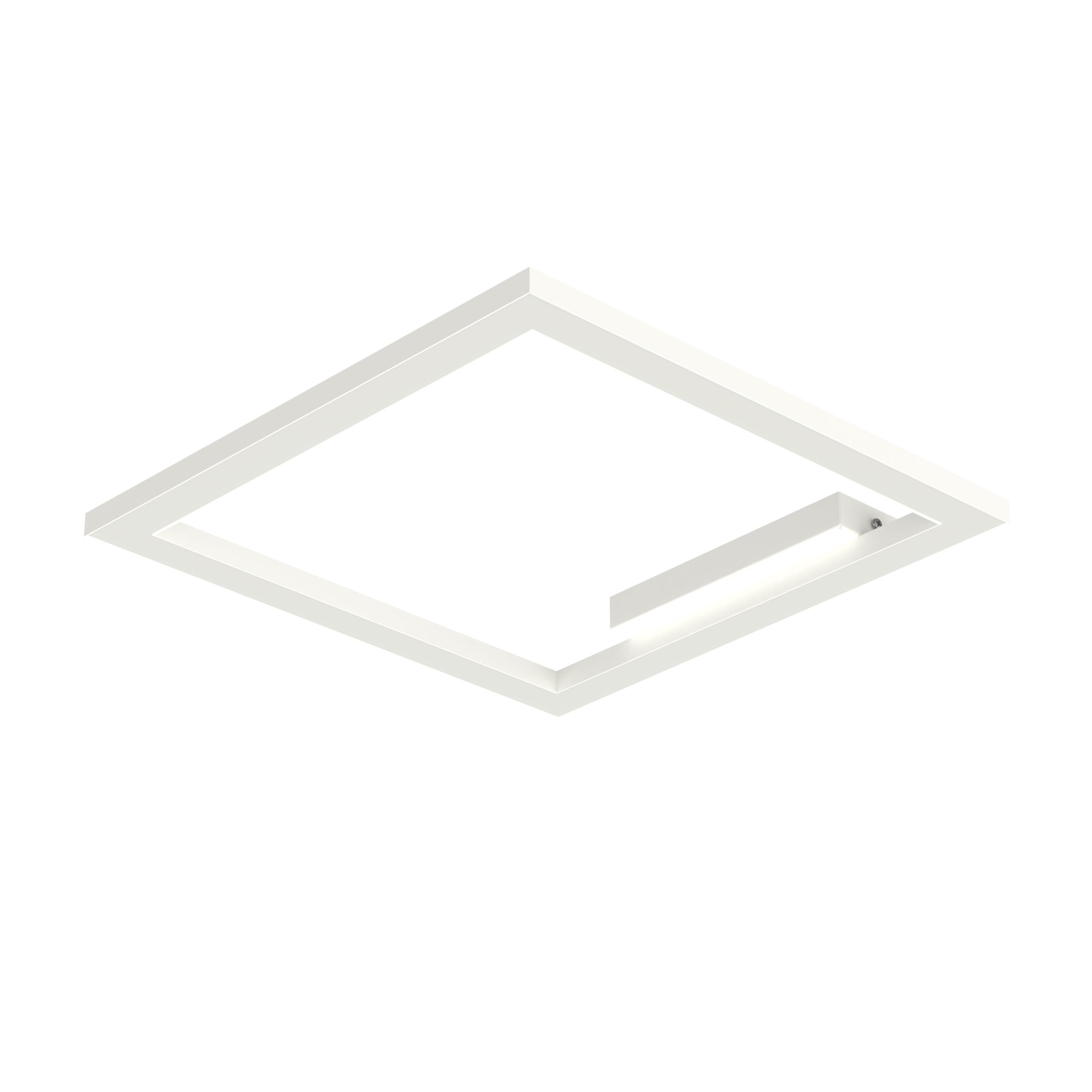 LED-DECKENLEUCHTE - Weiß, Metall (40/40/100cm) - Lumicom