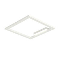 LED-DECKENLEUCHTE - Weiß, Metall (40/40/100cm) - Lumicom