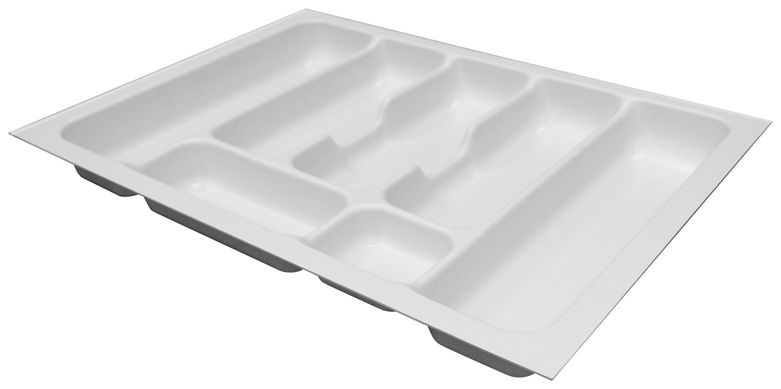 BESTECKEINSATZ Zubehör in Weiß - Weiß, Kunststoff (53.3/5/38.4cm) - FlexWell 
