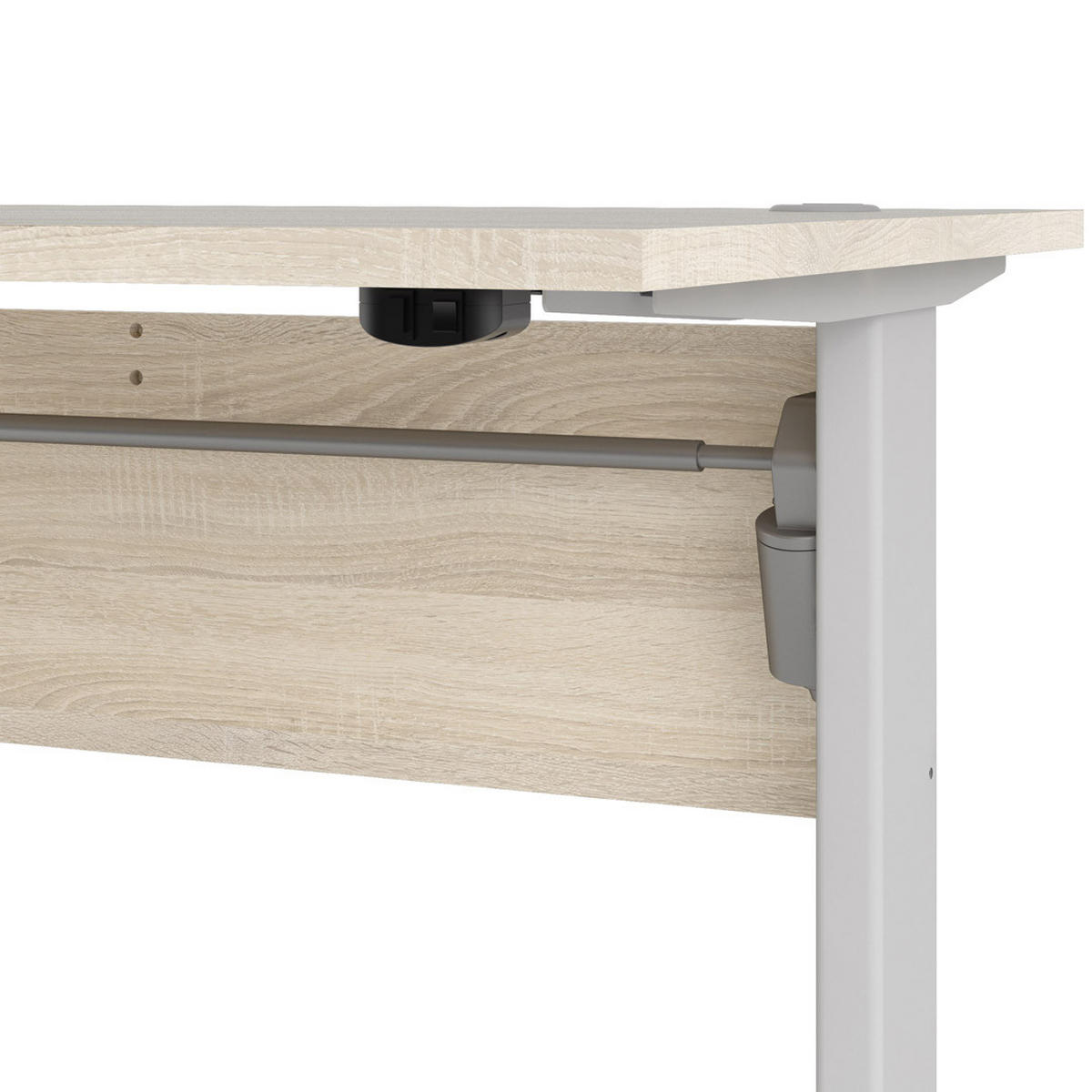 SCHREIBTISCH Eiche Dekor - Eiche Wotan, Holzwerkstoff (81/121/75cm) - ebuy24