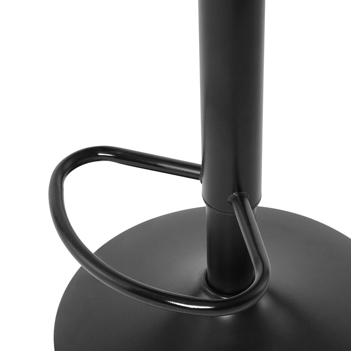 BARSTUHL - 2er-Set - Schwarz, Textil/Metall (46/83/49cm) - home24