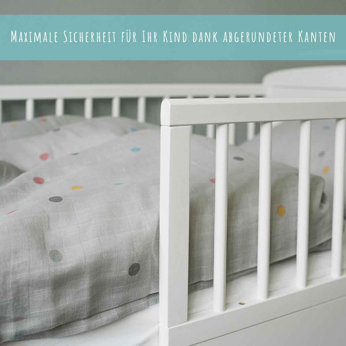 KINDERBETT 140x70 cm mit Matratze & Schublade in weiß - Weiß, Holz (70/140cm) - Kids Collective