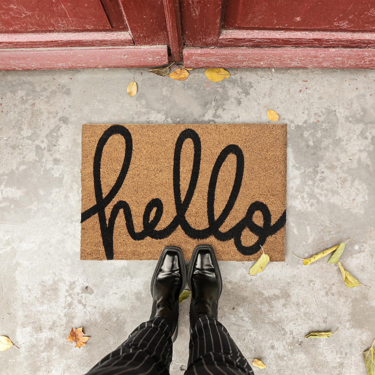 FUSSMATTE - Multicolor, Kunststoff/Textil (60/40cm) - Relaxdays