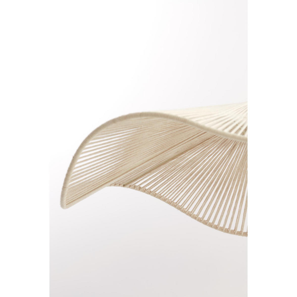 HÄNGELAMPE Rafa Weiß 70/70/15 cm - Weiß, Textil (70/70/15cm) - Light & Living