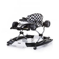 LAUFHILFE 4 in 1 Racer schwarz verstellbar, Wippe, Activitycenter - Schwarz, Kunststoff (67/55/70cm) - Chipolino