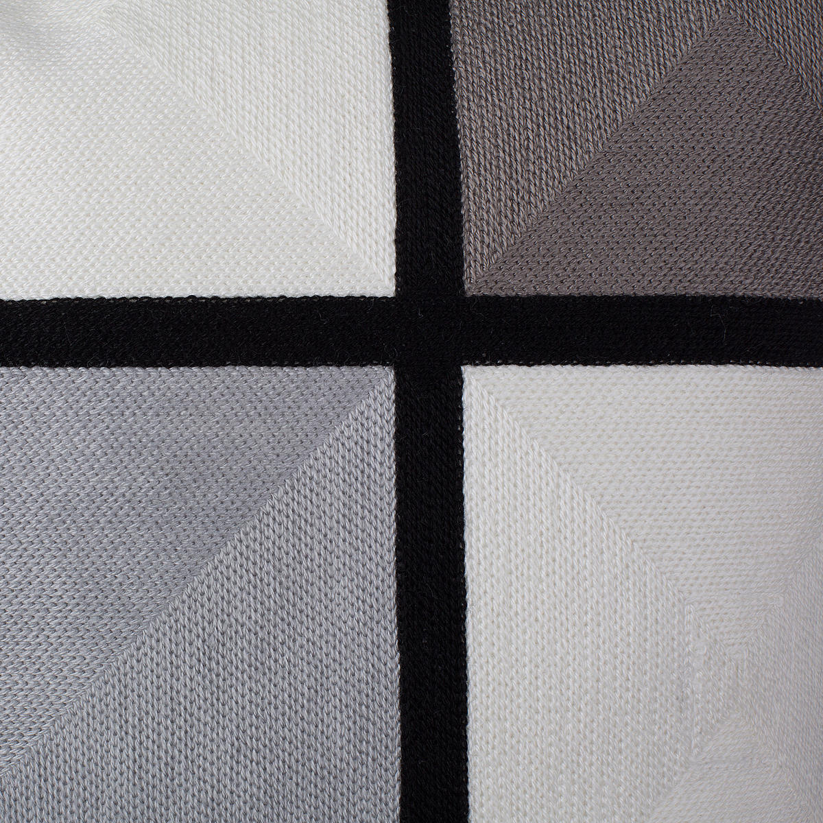 DEKOKISSEN 2er-Set Grau 45/45 cm Wedelia - Grau, Naturmaterialien/Textil (45/45cm) - Beliani
