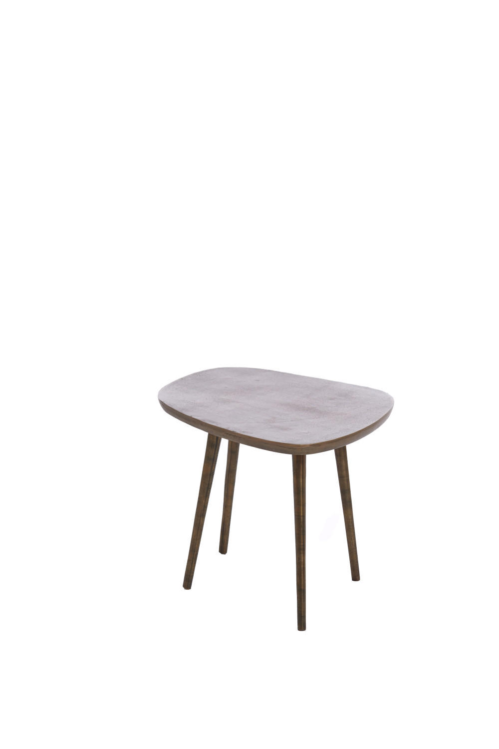 BEISTELLTISCH Puno Bronze 48/32/37 cm - Bronzefarben, Metall (48/32/37cm) - Light & Living
