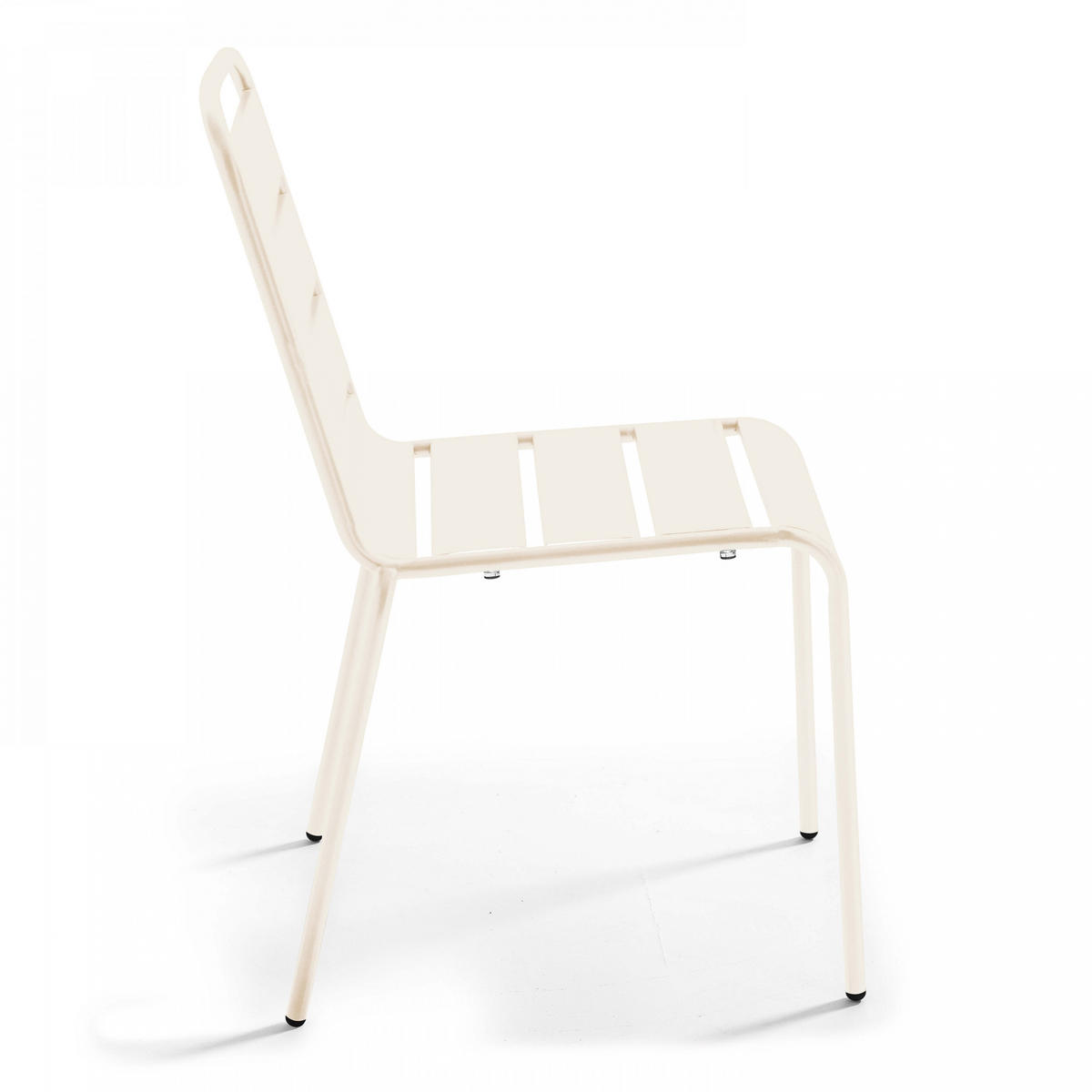 GARTENSET 9-tlg., Elfenbeinfarbe - Creme, Metall - Oviala