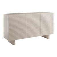 SIDEBOARD mit 3 Türen - MDF - Beige - LUDIMA - Beige, Holz (150/81.3/41.8cm) - Vente-Unique