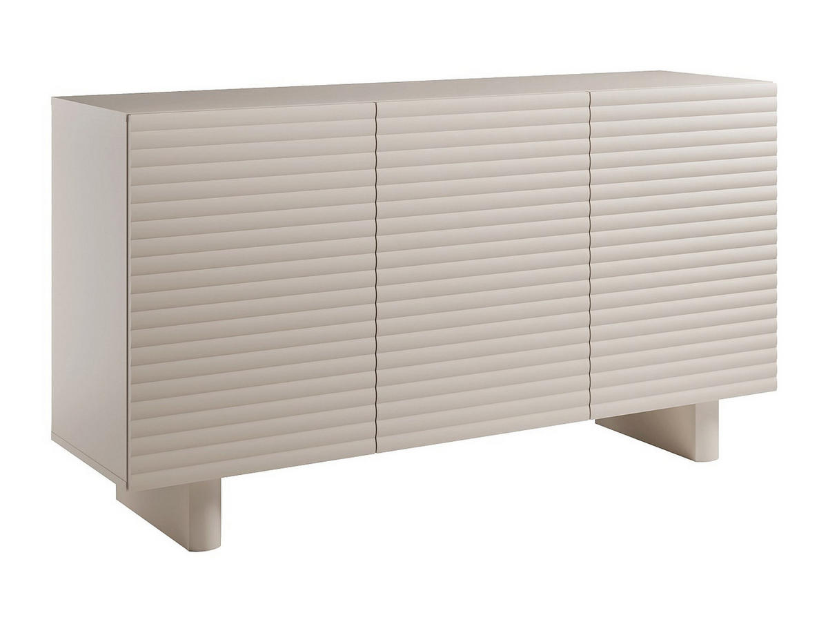 SIDEBOARD mit 3 Türen - MDF - Beige - LUDIMA - Beige, Holz (150/81.3/41.8cm) - Vente-Unique