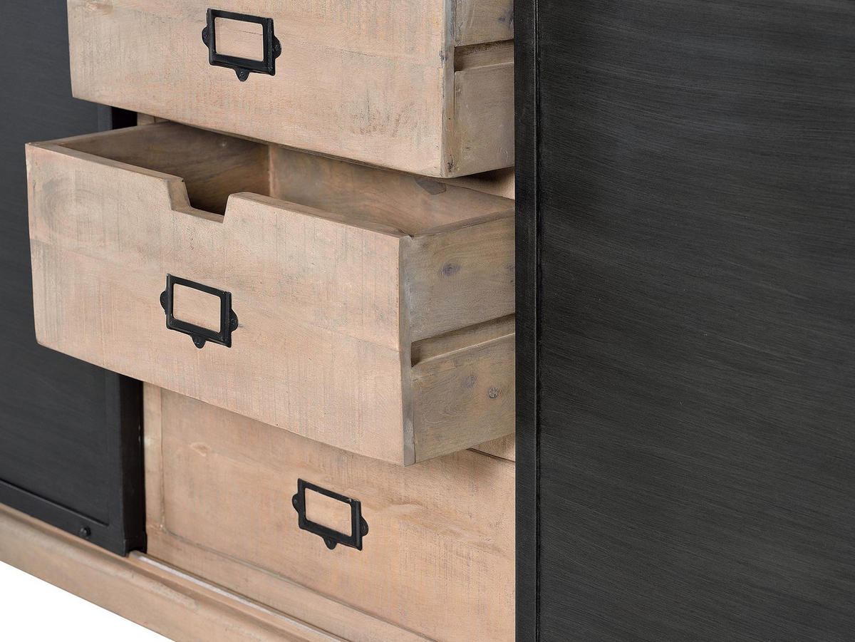 SIDEBOARD aus Akazienholz - Braun, Holz (40/85/160cm) - Giner y Colomer
