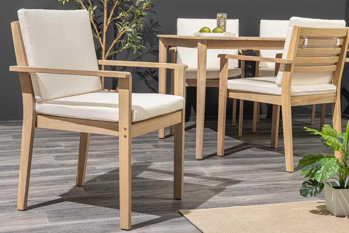 GARTENSTUHL KOPENHAGEN Akazie Natur - Beige/Braun, Holz (60/84/60cm) - riess-ambiente