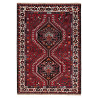 TEPPICH Gashgai Rot 151/107 cm Schurwolle - Rot, Textil (107/151cm) - Looma