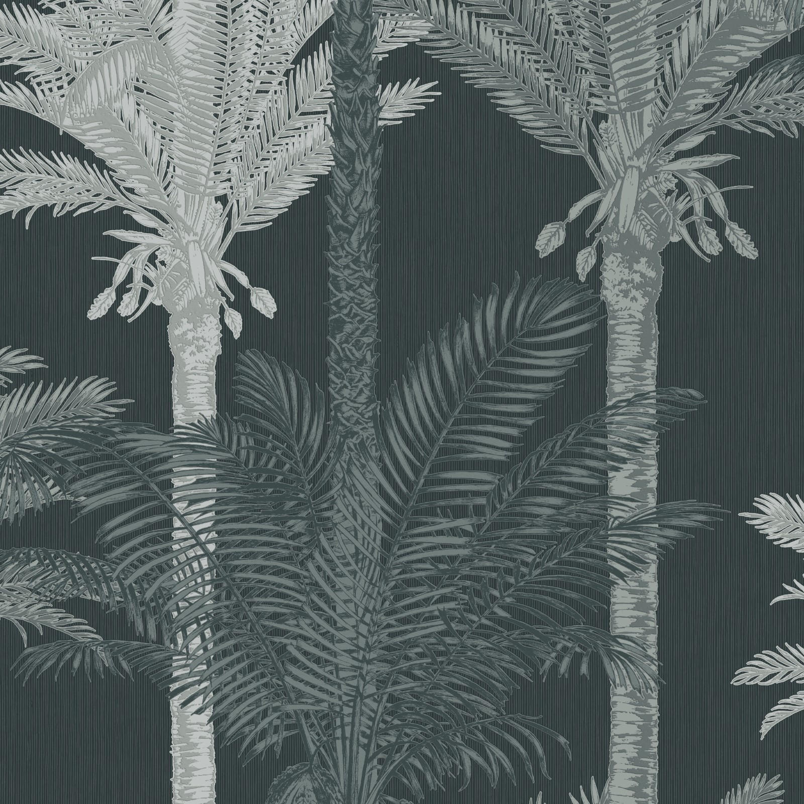 VLIESTAPETE Palmen Exotique 1000x52cm - Grün, Papier/Kunststoff (52/1000cm) - Boutique