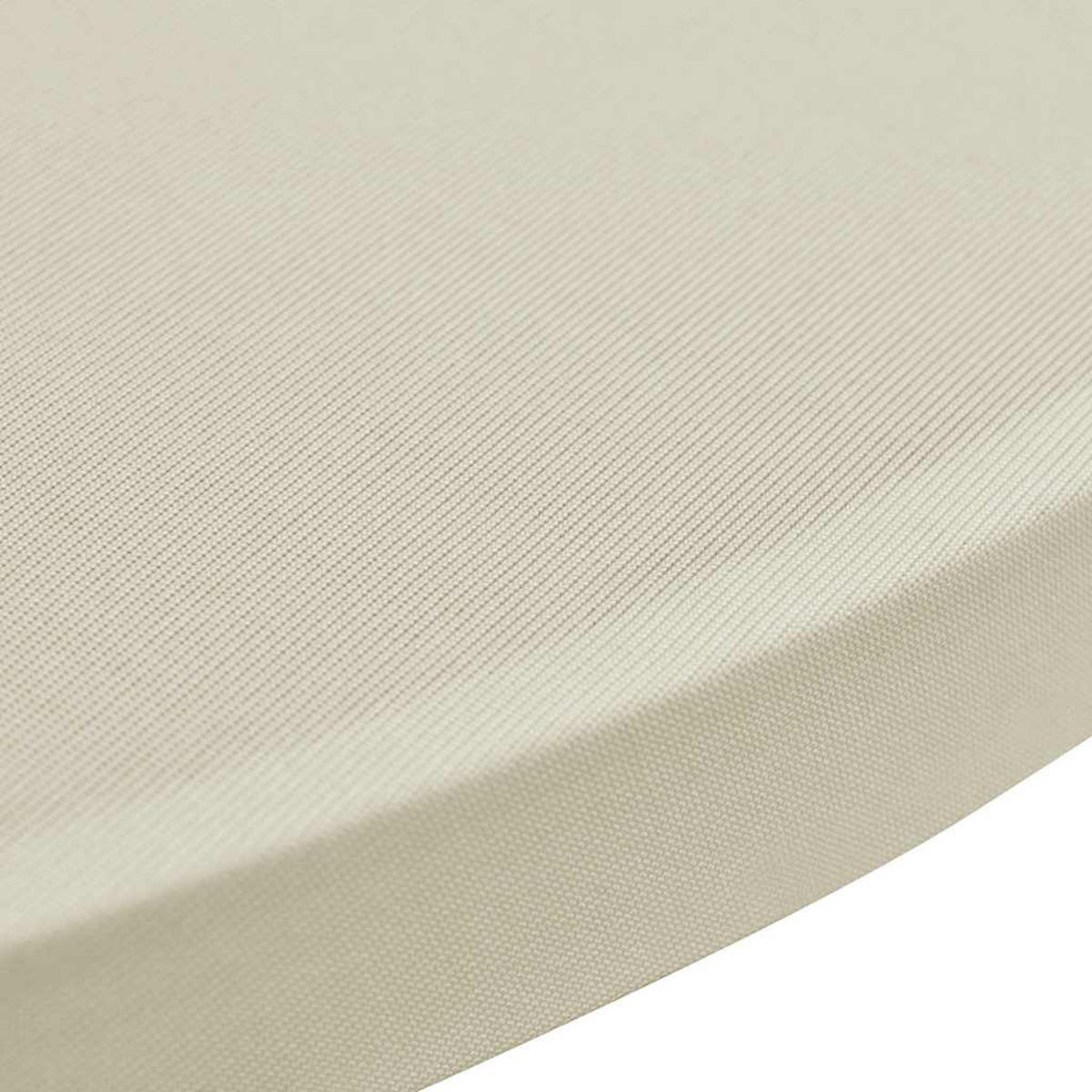 TISCHHUSSEN für Stehtische 4er-Set Amau Ø80 cm cremefarben - Creme, Textil (80/80cm) - DELUKE