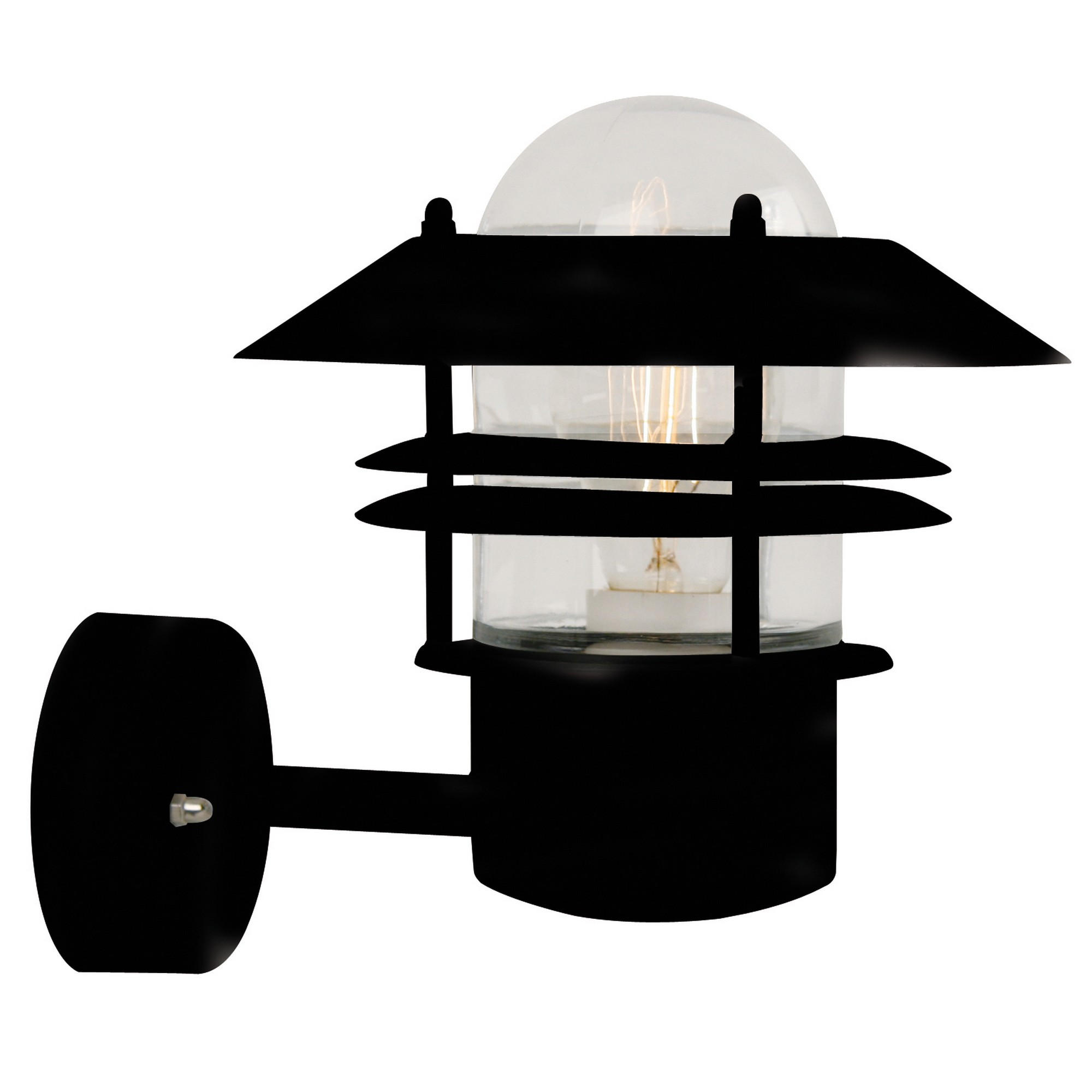WANDLEUCHTE Blokhus - Schwarz - 23 cm - Schwarz, Metall (23/23/23cm) - Nordlux