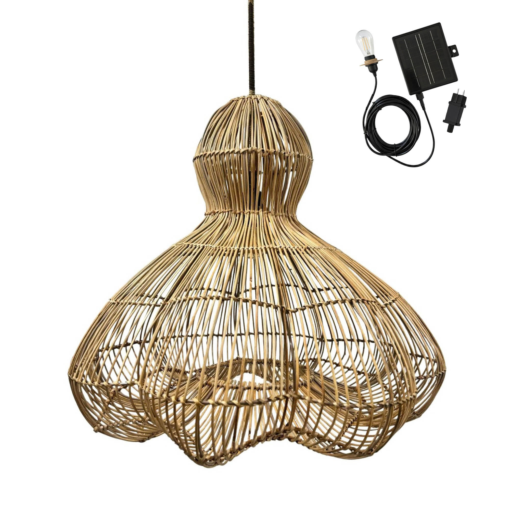 Lumisky Solaranhänger Beige 60x53x60 cm