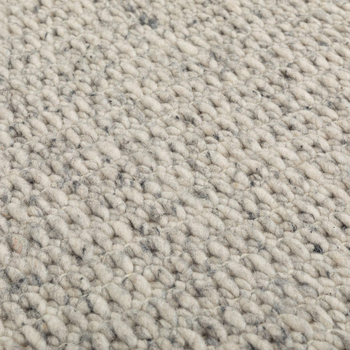 HANDWEBTEPPICH 60/60 cm Kornau - Grau, Naturmaterialien (60/120cm) - Steffensmeier