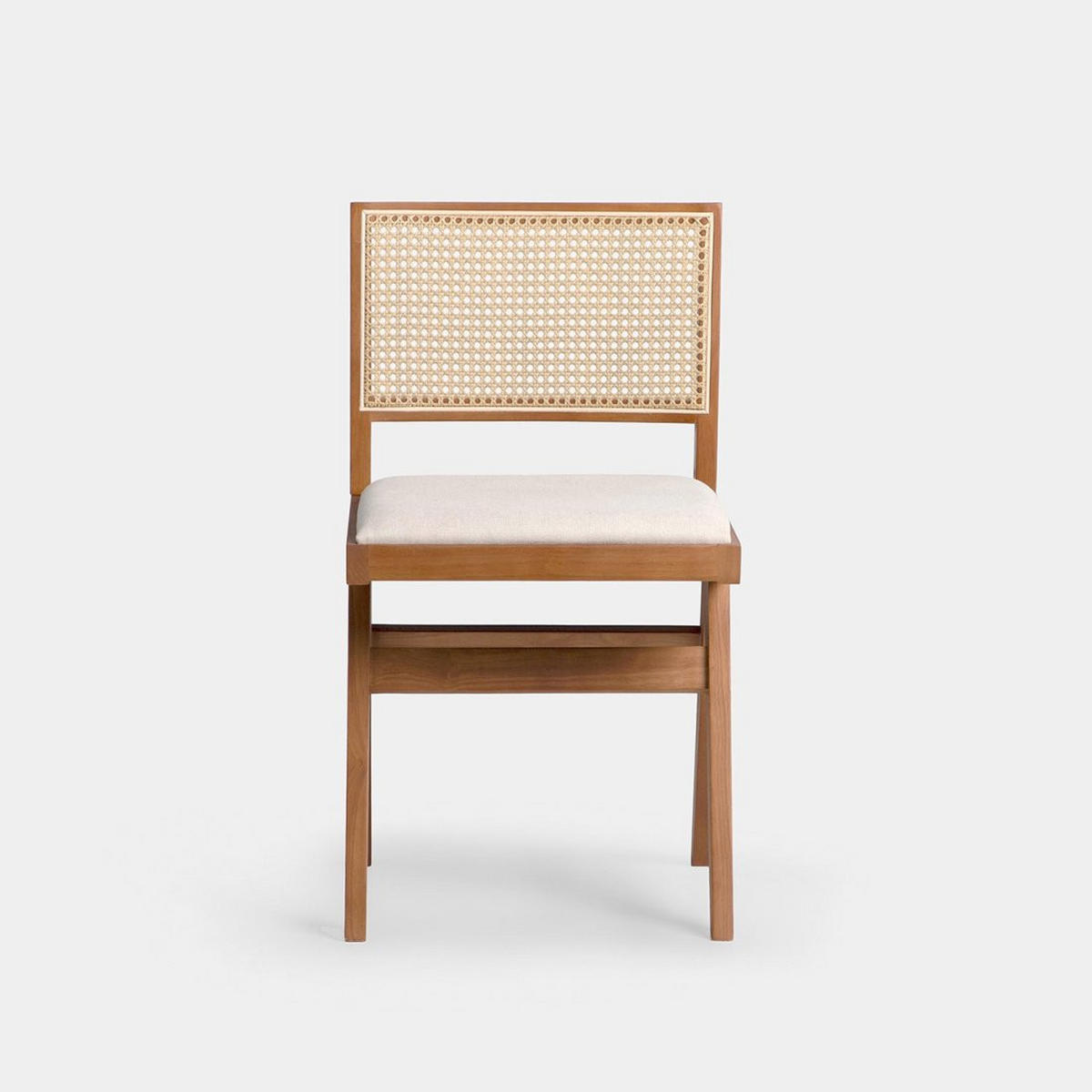 ESSZIMMERSTUHL Nelha Walnuss 45 cm x 82 cm - Walnussfarben, Textil (45/82/50cm) - Klast Home