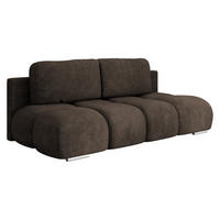 SCHLAFSOFA Honey Mini - Dunkelbraun/Schwarz, Holz/Kunststoff (195/89/90cm) - MIRJAN24