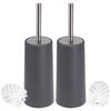 WC-BÜRSTE 2er Set, grau - Grau, Kunststoff (10/34.5/10cm) - bremermann