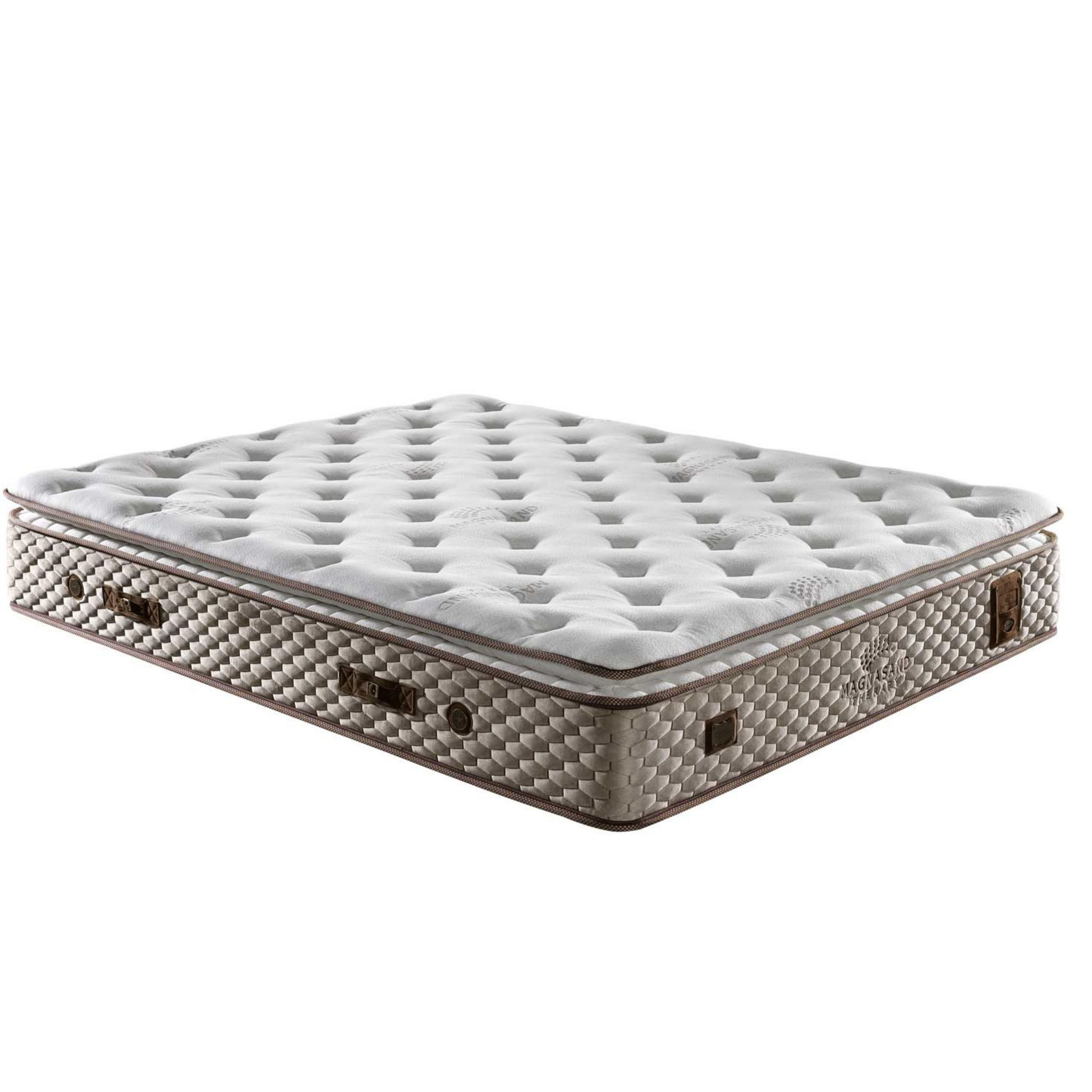 MATRATZE 90x200 Bambi Magnasand H3 Höhe 33 cm - Weiß, Textil (90/200cm)