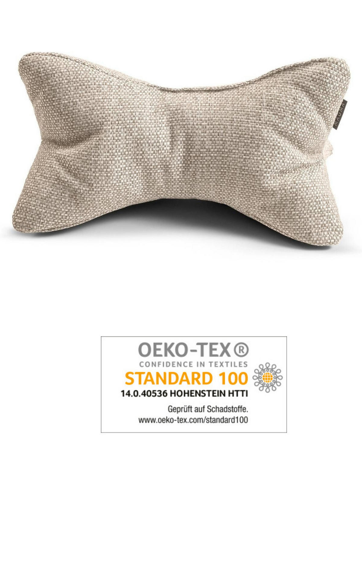 LESEKNOCHEN LAZISE - Taupe, Textil (42/22/22cm) - Magma Heimtexx