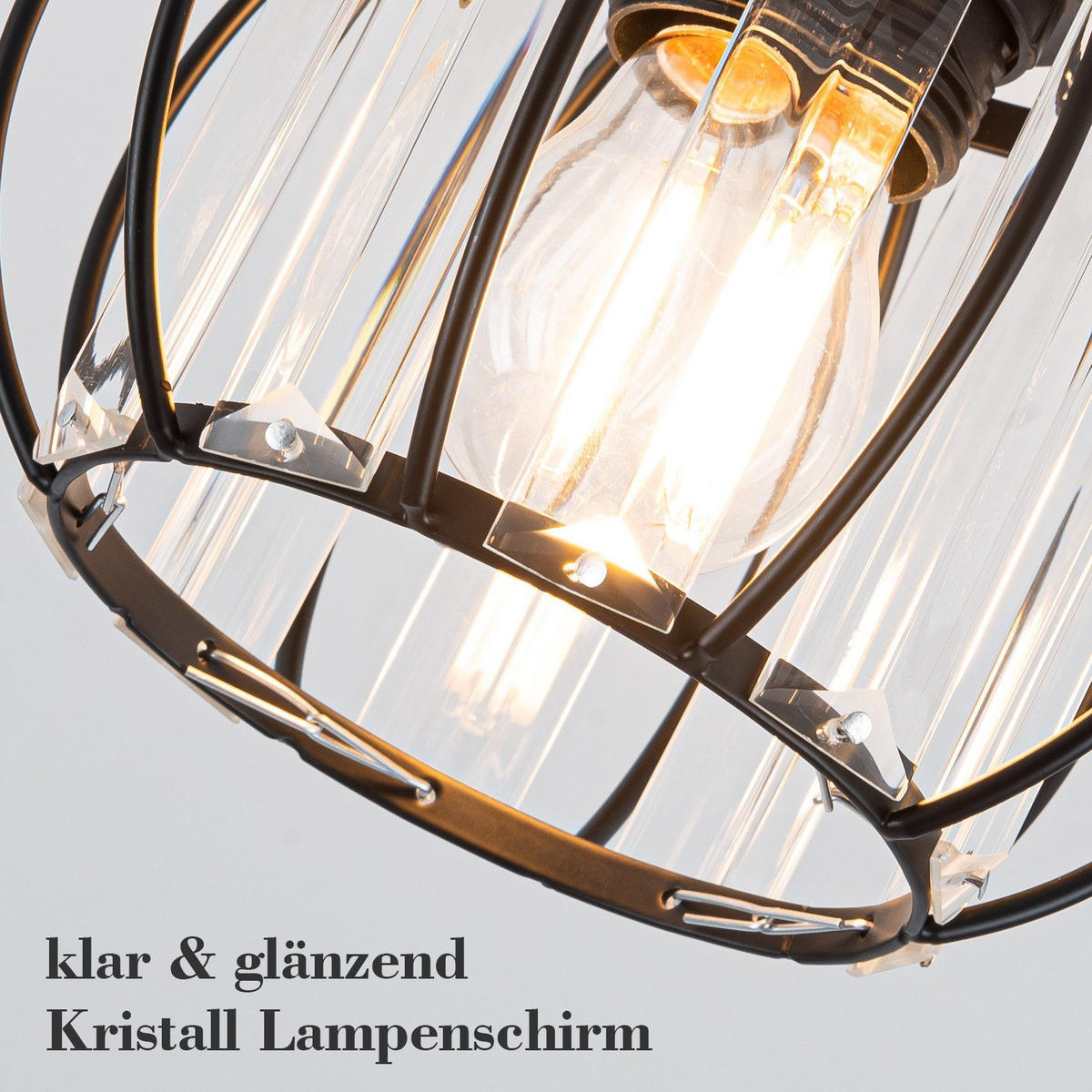 LED-DECKENLEUCHTE Veylan 15/16/15 cm - Schwarz, Metall (16/15/15cm) - ZMH