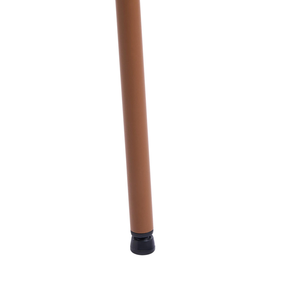 ESSZIMMERSTUHL 2er-Set Metall Orange Windust - Orange, Metall (51/81/50cm) - Beliani
