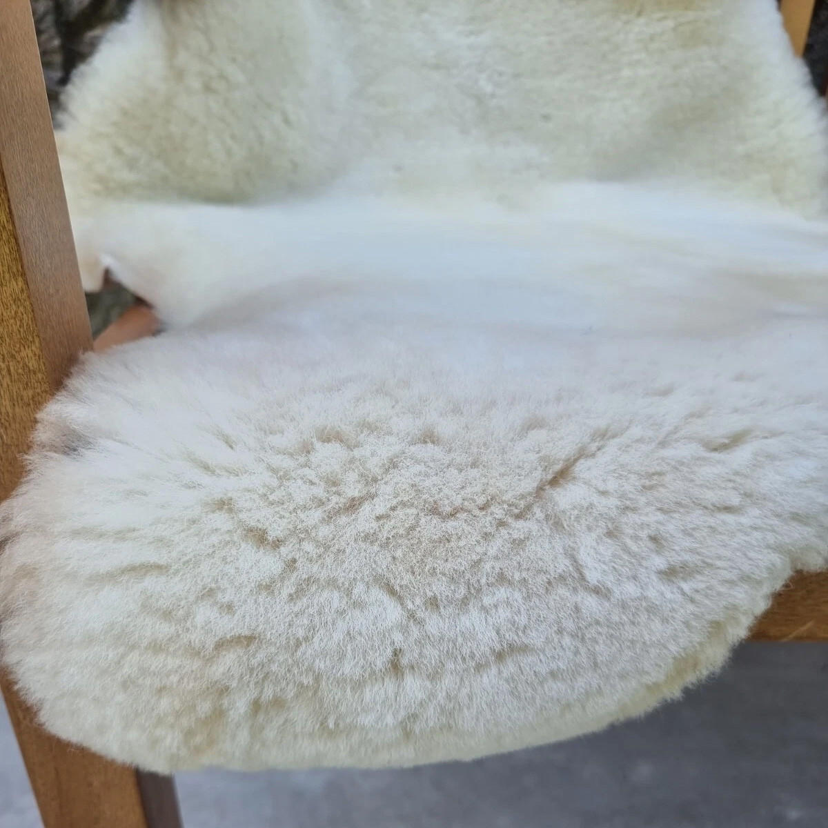 SCHAFFELL Premium Merino Lammfell Vegetable gegerbt geschoren ca. 105 cm - Weiß Hochglanz, Fell (55/105cm) - Provellus