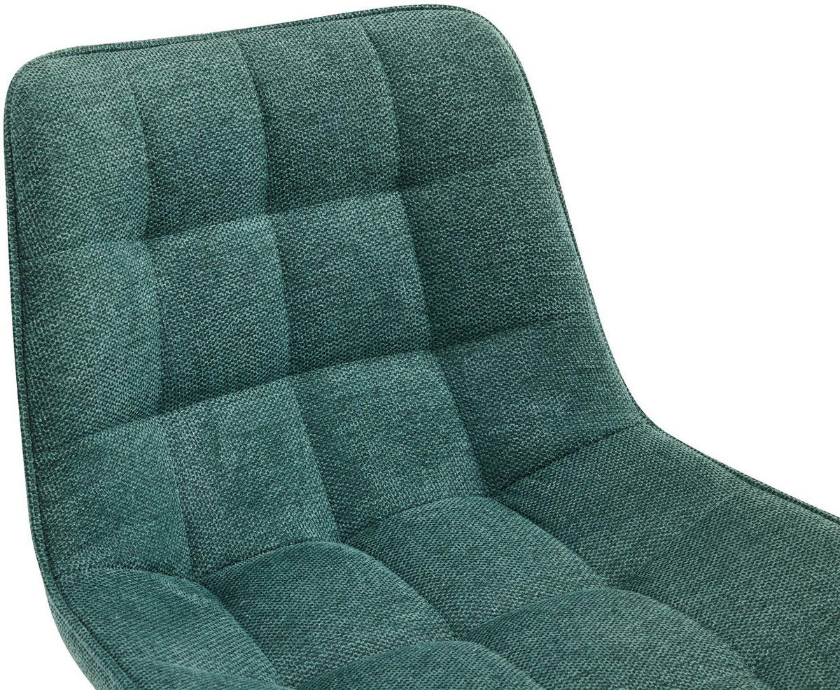 BARHOCKER Dartford 106x47x52 cm grün - Grün, Textil (47/106/52cm) - furnicato