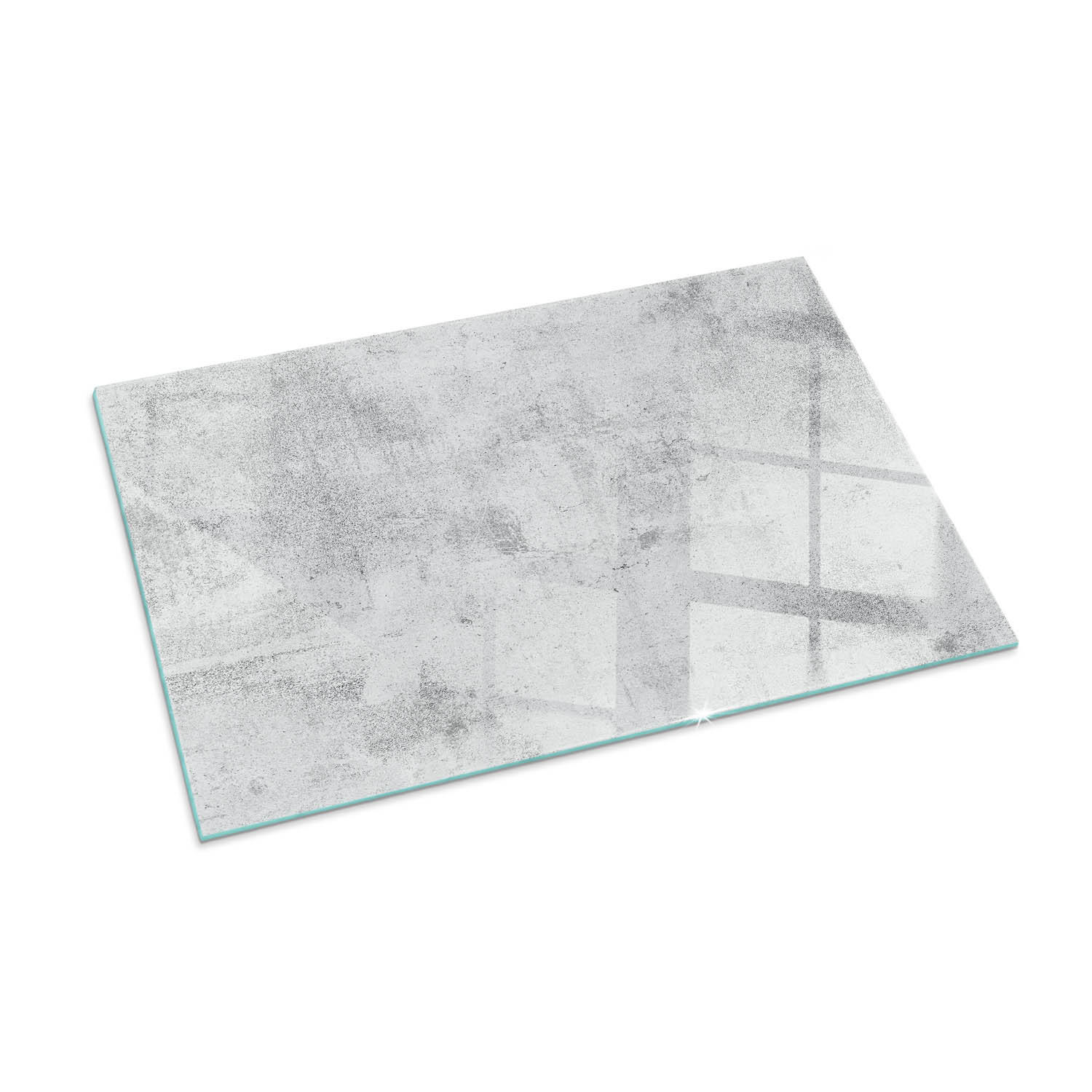 ArtPrintCave Glasplatte Grau 100x70x0.4 cm