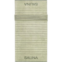 SAUNATÜCHER BALANCE DOUBLEFACE 6237 WASABI - 44 - Grün, Textil (80/200cm) - Cawoe